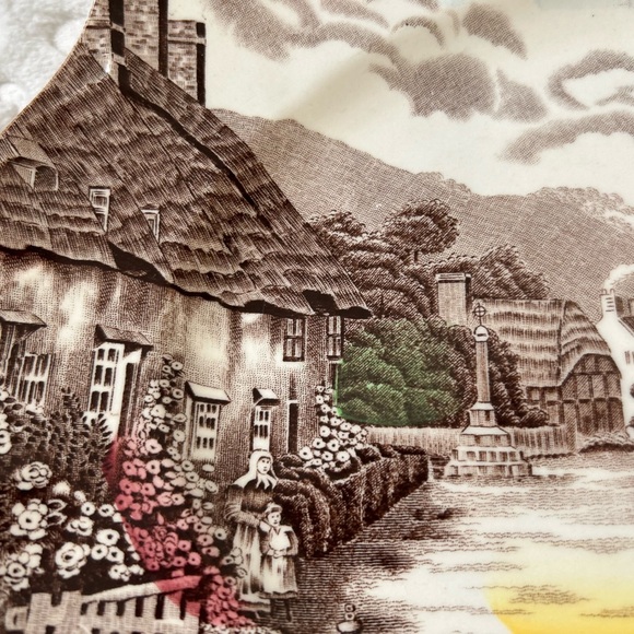 Vintage OLDE English Countryside Oval Serving Platter Dish by Johnson Bros - Picture 3 of 8